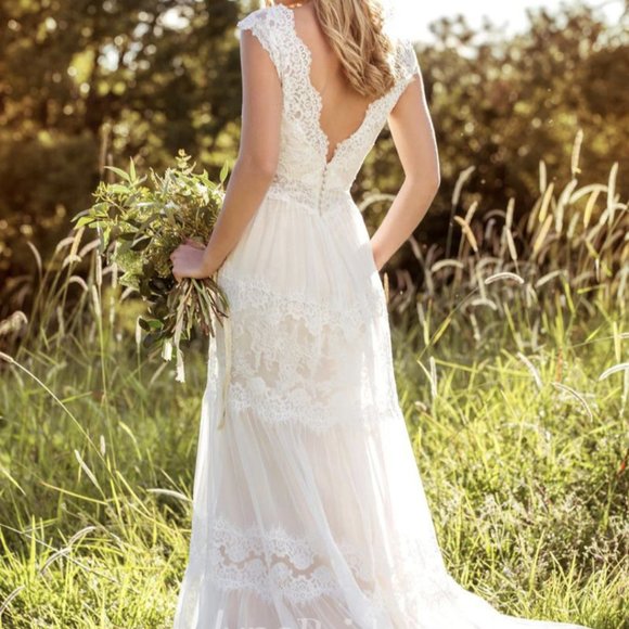 Boho wedding dress - Picture 3 of 8